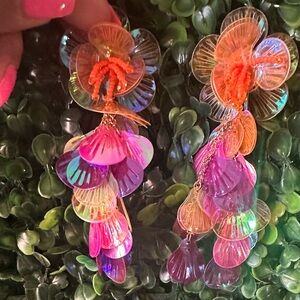 Colorful Flirty Statement Earrings